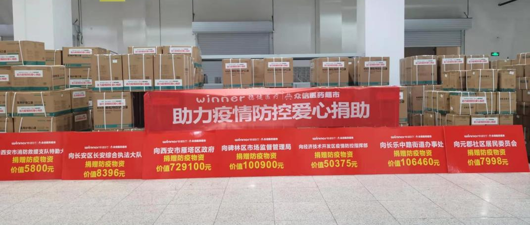 助力西安疫情防控，，，yl6809永利捐赠近四百万防疫物资已抵达